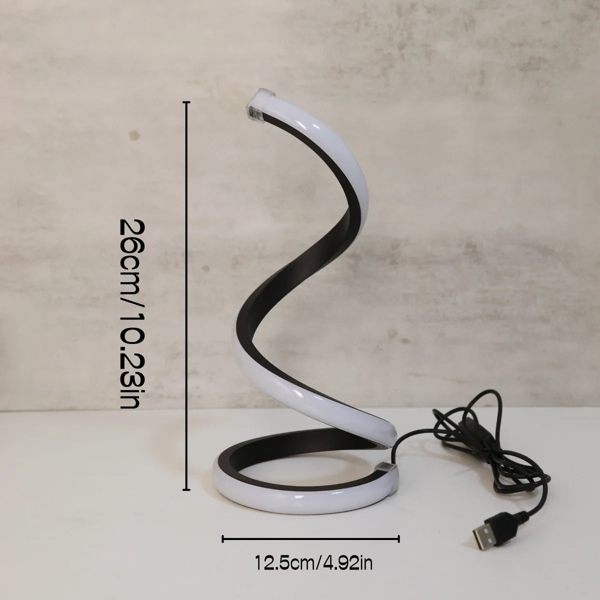 LED spiral de mesa