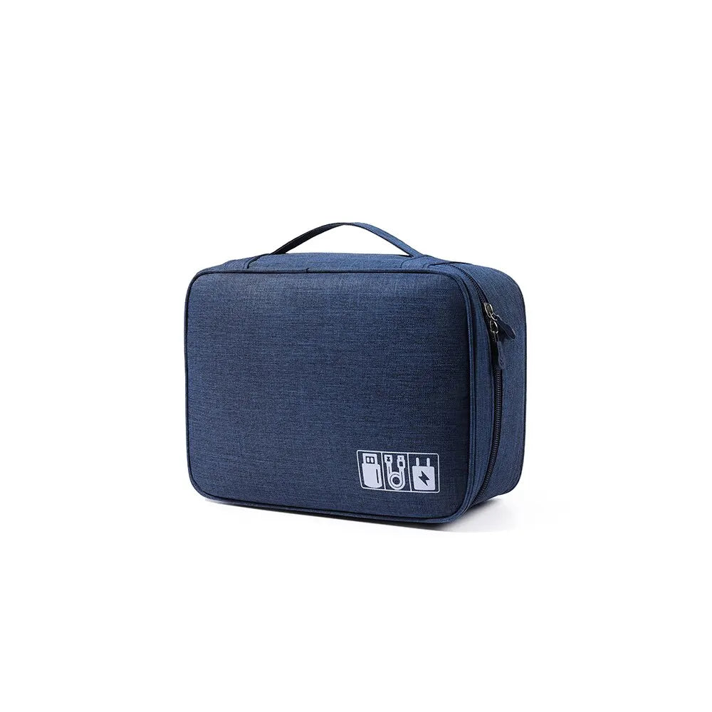 Multi-functional Large Capacity Waterproof Digital Electronic Organizer USB Data Line Charger Headphone Wire Travel Storage Bag