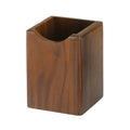 Natural Walnut Pen Holder Wooden Ink Pen Storage Case Desk Writing Stationary Organizer Office School Supplies Gift