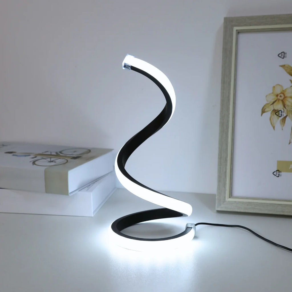 LED spiral de mesa