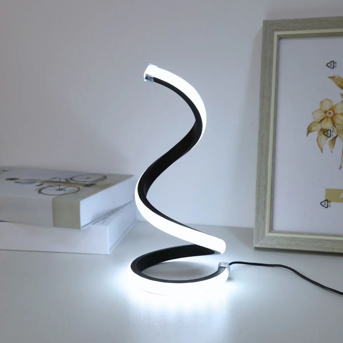 LED spiral de mesa