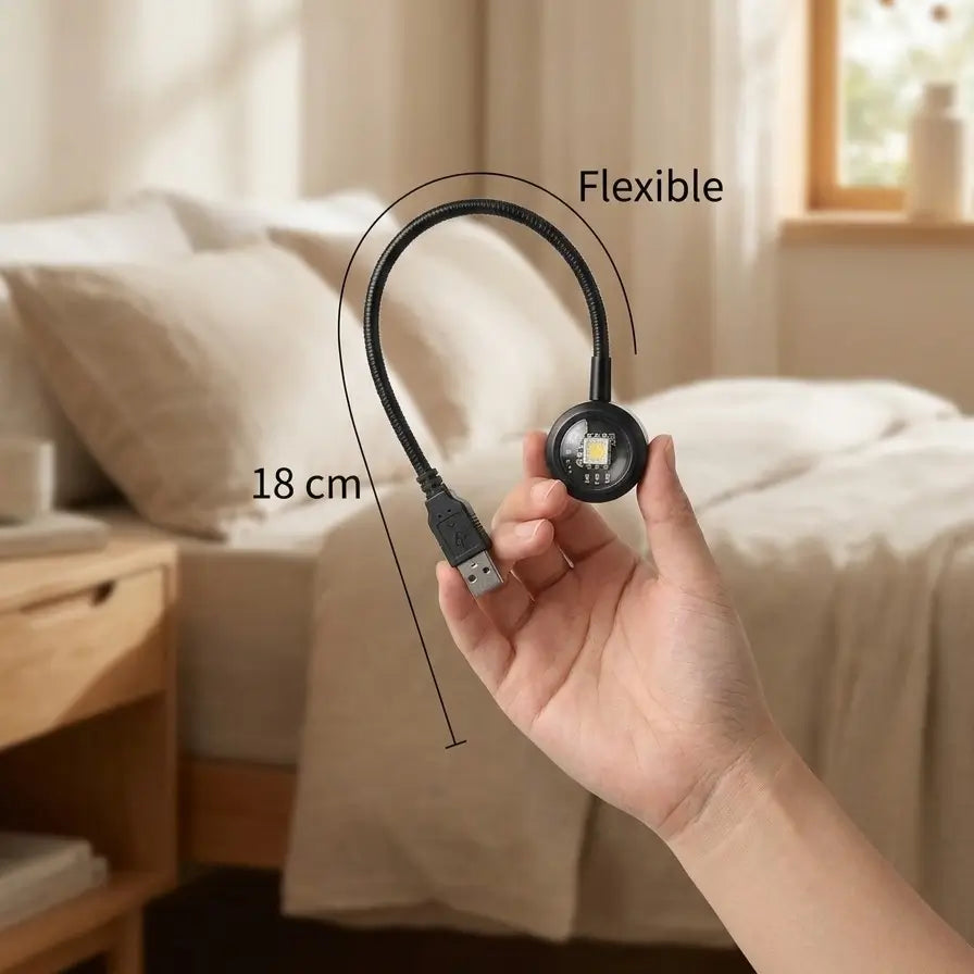 Sunora™ compacte de 18 cm avec tige flexible.
